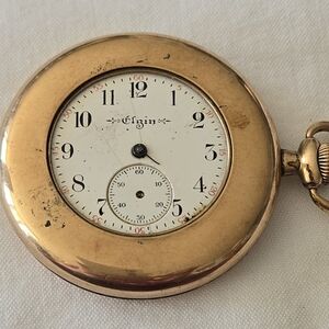 Antique ELGIN Gold Filled Pocket Watch